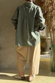 Paloma French Tuck Shirt Soft Khaki